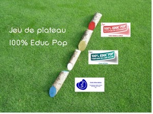 Jeu de plateau 100% Educ Pop